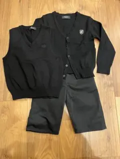 COMME CA ISM フォーマル上下3点セット 黒