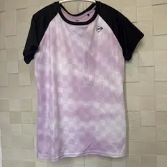 DUNLOP テニス用Tシャツ パープル チェック Mのサムネイル