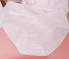 女児 ショーツ 2枚 白 無地 「160」