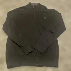 BURBERRY BLACK LABEL ジップアップニット