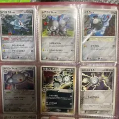 未使用品！ コイル レアコイル ジバコイル 進化3体 ポケモンfit 旧タグ