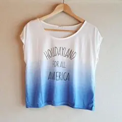 未使用*archives*グラデーションTシャツ*ブルーのサムネイル