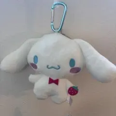 サンリオキャラクターズ　いちごがま口ポーチ　【シナモロール】