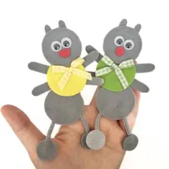 ありさん　グレーver　指人形　手袋シアター　保育教材　保育士　知育