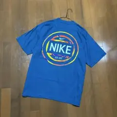 90sビンテージ銀タグUSA製ナイキNIKEバックプリントTシャツXL古着メンズ