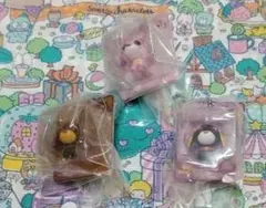 茶犬 包裝迷你收藏 ♡咖啡廳・隆・花♡ 3件組