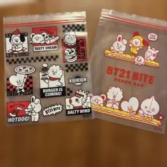 BT21 ジップバッグ 16枚 2柄