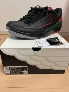 AIR JORDAN 2 RETRO LOW ブラック/レッド/グリーン
