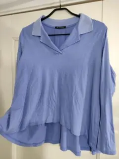 サミアド様専用✦mizuiroindミズイロインド　スキッパープルオーバーブルー