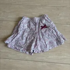 キュロットスカート　110 ペアレンツドリーム　花柄