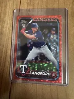 WYATT LANGFORD TEXAS RANGERS topps