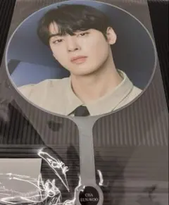 チャウヌ ポラロイド ファンミーティング ウヌ ペンミ フォト　ピケット うちわ チャウヌ ポラロイド ファンミーティング ウヌ ペンミ フォト