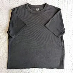 UNIQLO U クルーネックTシャツ ブラック M 訳あり