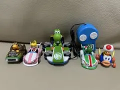 マリオカート リモートコントロールカー ヨッシー1点、、プルバックカ―4点セット