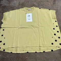 アルファーレーベル　ドット切り替えTシャツ　130のサムネイル