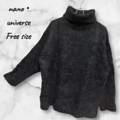 nano・universe ナノユニバース タートルネックニット レディース　F