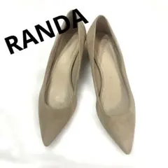 RANDA ベージュ パンプス 25.0cm