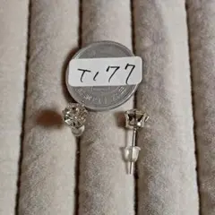 T177-3 ステンレスピアス レディース メンズ アクセサリー 無言OK