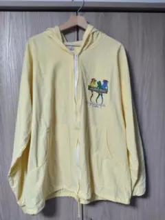 [古着] イエロー フード付きパーカー メキシコ