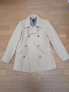 Gap ベージュ ダブルブレスト ピーコート Sのサムネイル