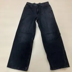 〇UNIQLO ブラックストレートデニム〇