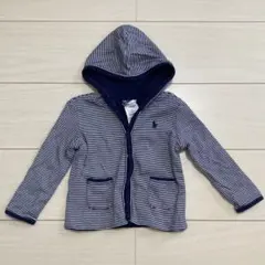 Ralph Lauren ストライプ フード付き トレーナー/9m/約75cm
