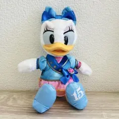 デイジー　ぬいぐるみバッジ　ディズニーシー　15周年　ディズニー