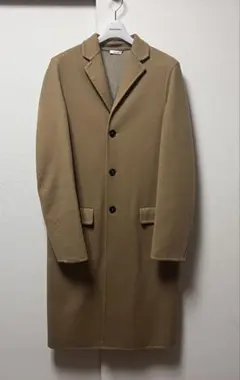 未使用級　JIL SANDERジルサンダー ウールチェスターコート　ブラウン 関税込】◇JIL SANDER ジルサンダー◇シングル ロング コート