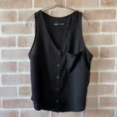 HEVEN AND EARTH ヘヴンアンドアース ノースリーブボタンシャツ