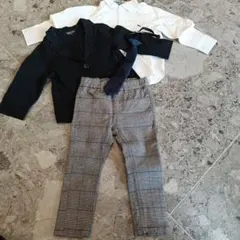 男の子　フォーマルスーツ　4点セット　90㎝