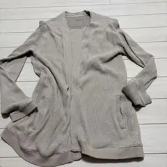 B:MING by BEAMS / 9ゲージ ワッフル ノーボタンカーディガン
