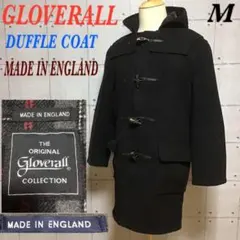 グローバーオール　ダッフルコート　メンズ　ブラック　M　イギリス製