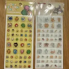 タイルみたいなシール　たまごっち　トムとジェリー