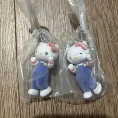 サンリオキャラクターズ　ミニチュアチャーム　ライブキャラクター　キティ2個セット