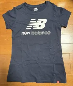 【値下げ】new balance ニューバランス Tシャツ レディース ネイビーのサムネイル