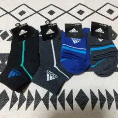 adidas キッズ靴下 4足セット 21-23cm