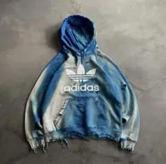 ☆おすすめ品☆一点もの☆ adidas ダメージ加工 フード付きスウェット　2点