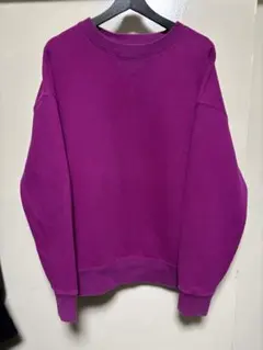 GAP パープル スウェット　前Vガゼット　トレーナー　old オールド　無地