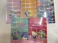 新品　ケロロ軍曹×サンリオキャラクターズ　ホノグラムポストカード　コンプリート