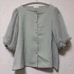 Honeys ブラウス グリーン系のサムネイル