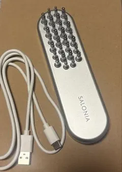 SALONIA 美顔器 シルバー 充電ケーブル付き SALONIA 美顔器 シルバー 充電ケーブル付き - メルカリ