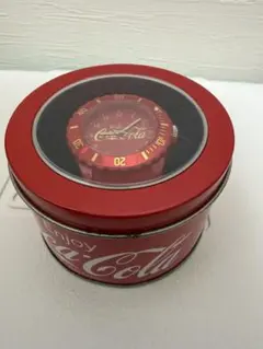 Coca-Cola コカ・コーラ 腕時計 レッド 専用缶ケース付き