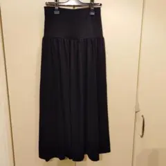 ユニクロ　2WAYロングスカート　Mサイズ ブラック