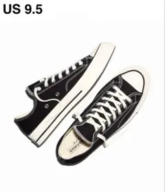 CONVERSE ブラック スニーカー US 9.5