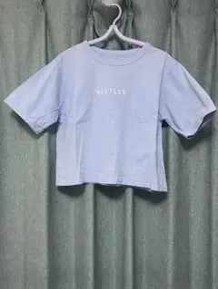 GRL ロゴプリントショート丈Tシャツ