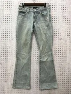 平成ギャル アーカイブ古着 蛇柄パッチ 箔プリント ローライズ デニムジーンズ