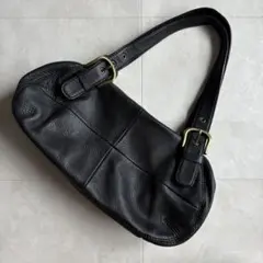 00s leather shoulder bag y2k archive