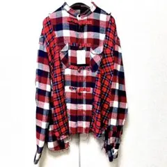 美品DISCOVERED ☆DOCKING NEL CHECK SHIRT ネルのサムネイル