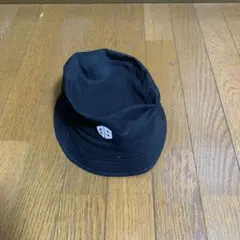ブラック コットン バケットハット