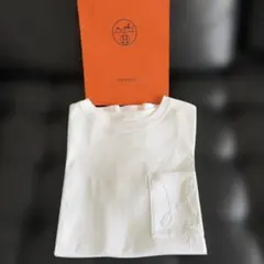 エルメス　HERMES Tシャツワンピース　白ホワイト　34のサムネイル